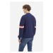 Sveter La Martina Man Cardigan Cotton Wool Navy