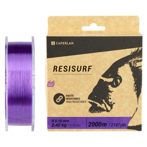 Rybársky vlasec na surfcasting Resisurf fialový 0,16 mm/2000 m