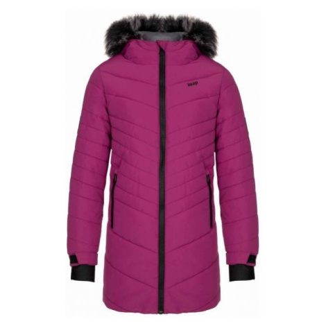 Loap OKTANA Dievčenský zimný kabát, ružová, veľkosť