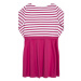 Polo Ralph Lauren Každodenné šaty Stripe Solid 311720091001 Ružová Regular Fit