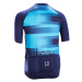 Pánsky dres rc 100 s krátkym rukávom na cestnú cykloturistiku modrý