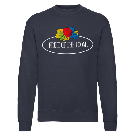 Men's Vintage Set in Sweat Sweatshirt with a large Fruit of the Loom logo