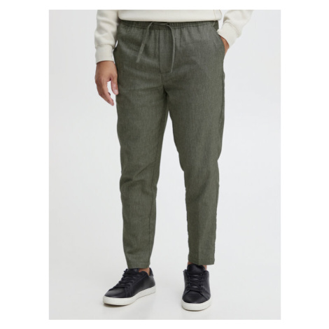 Casual Friday Chino nohavice 20504630 Zelená Regular Fit Casual Friday by Blend