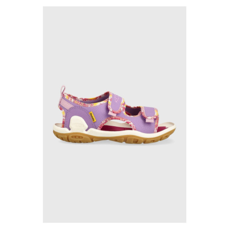 Detské sandále Keen fialová farba