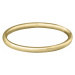 Troli Pozlátený minimalistický prsteň z ocele Gold 54 mm