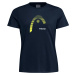 Dámské tričko Head Club Lara T-Shirt Women Dark Blue/Yellow