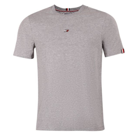 Tommy Hilfiger ESSENTIALS SMALL LOGO S/S TEE Pánske tričko, sivá, veľkosť