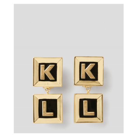 Náušnice Karl Lagerfeld K/Kube Enamel Earring Žltá