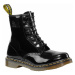 Dr. Martens 1460 Čierne lakované topánky DM11821011