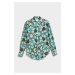 KOŠEĽA GANT REL ROPE PRINT COT SILK SHIRT IBIZA BLUE