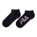 Fila Súprava 2 párov kotníkových ponožiek unisex Calza Invisibile F9199 Tmavomodrá