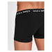 JACK & JONES Boxerky 'Huey'  čierna / biela