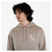 Mikina New Era MLB League Essentials OS Hoody New York Yankees UNISEX Ash Brown/ Off White