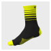 ALÉ Cyklistické ponožky klasické - ONE - žltá/čierna