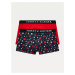 Tommy Hilfiger Set of two boys' boxer shorts in dark blue and red Tommy H - unisex