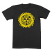 Ned's Atomic Dustbin tričko Yellow Classic Logo Čierna