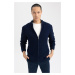 DEFACTO Standard Fit Half Turtleneck Knitwear Cardigan