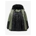 Čierno-zelená pánska zimná bunda ALPINE PRE EGYP