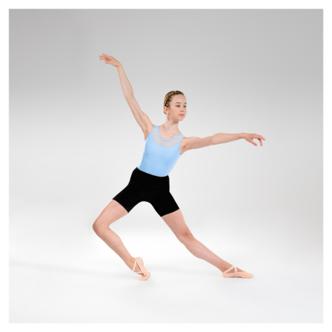 STAREVER Dievčenský trikot na balet z dvojitého materiálu modrý MODRÁ
