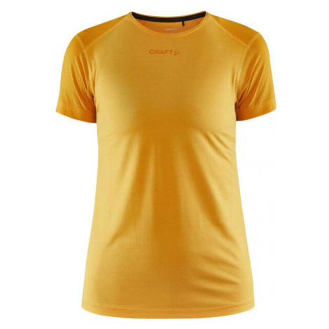 Craft ADV ESSENCE SS Dámske funkčné tričko, oranžová, veľkosť