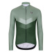 HOLOKOLO Cyklistický dres s dlhým rukávom zimný - ARROW WINTER - zelená