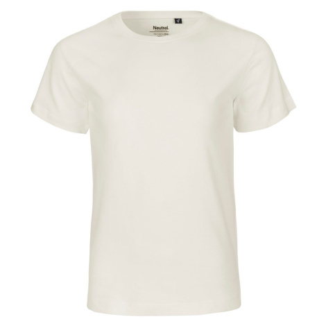 Neutral Detské tričko s krátkym rukávom z organickej Fairtrade bavlny