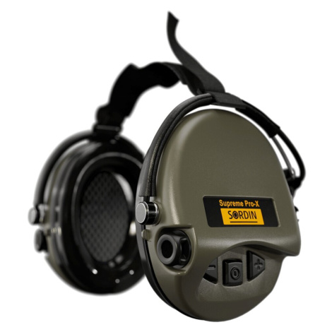 Elektronické chrániče sluchu Supreme Pro-X Neckband Sordin® – Zelená