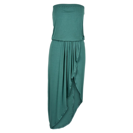 Women's Bandeau Dress Green Urban Classics