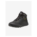 Čierne pánske kožené členkové topánky HELLY HANSEN Sierra LX