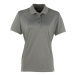 Premier Workwear Dámske polo tričko PR616 Dark Grey -ca. Pantone 431