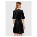 NA-KD Každodenné šaty Velvet 1100-004520-0002-581 Čierna Regular Fit
