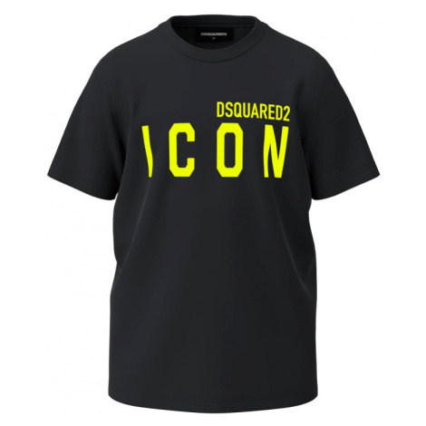 Tričko Dsquared Relax Icon T-Shirt Čierna Dsquared²