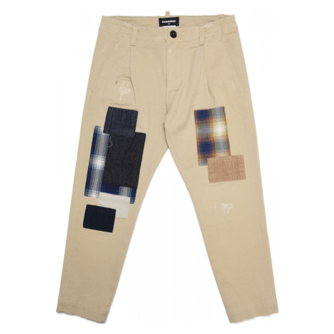 Nohavice Dsquared2 Trousers Cream Beige Dsquared²