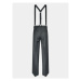 Remain Bavlnené nohavice W. Suspenders 500362514 Sivá Straight Fit
