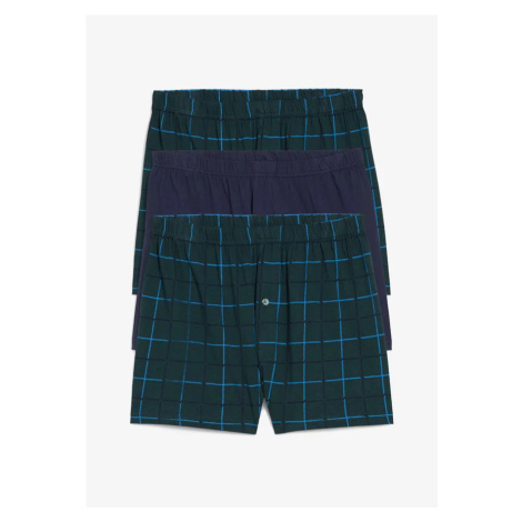 Voľné džersejové boxerky z mäkkej bavlny (3 ks) bonprix