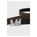 Obojstranný kožený opasok Michael Kors pánsky, čierna farba