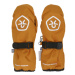 Detské lyžiarske rukavice COLOR KIDS Mittens - Waterproof-3042-Marmalade