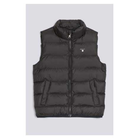 VESTA GANT D2. OUTERWEAR VEST BLACK