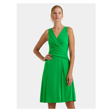 Lauren Ralph Lauren Koktejlové šaty 250865006017 Zelená Regular Fit