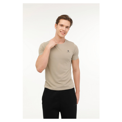 Lumberjack MB MODAL SB203 4FX L KHAKI Man Sleeve T-Sh