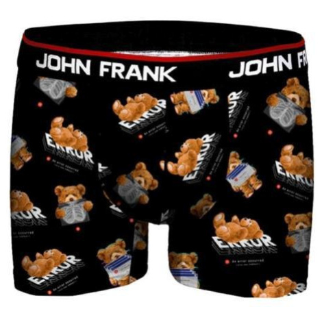 Pánske boxerky John Frank JFBD349 čierne