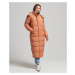 Superdry Zimný kabát  svetlooranžová