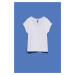 WOMEN'S T-SHIRT L-TS-4032 WHITE