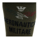 Aeronautica Militare Vysoké pánske ponožky 231CZ011L499 Zelená
