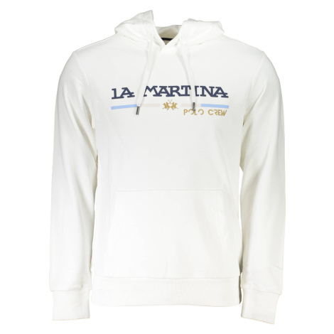 LA MARTINA WHITE MEN'S SWEATSHIRT WITHOUT ZIP