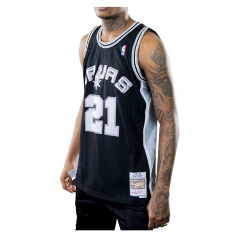 Mitchell & Ness Pánske tričko NBA San Antonio Spurs Tim Duncan SMJYGS18208-SASBLCK98TDU