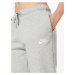 Nike Sportswear Nohavice  sivá melírovaná / biela