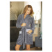 Kalimo Housecoat Paleo Grey