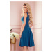 Elegantné modré šaty ARIANNA 114-15
