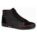 Čierne pánske sneakers topánky Ombre Clothing T376